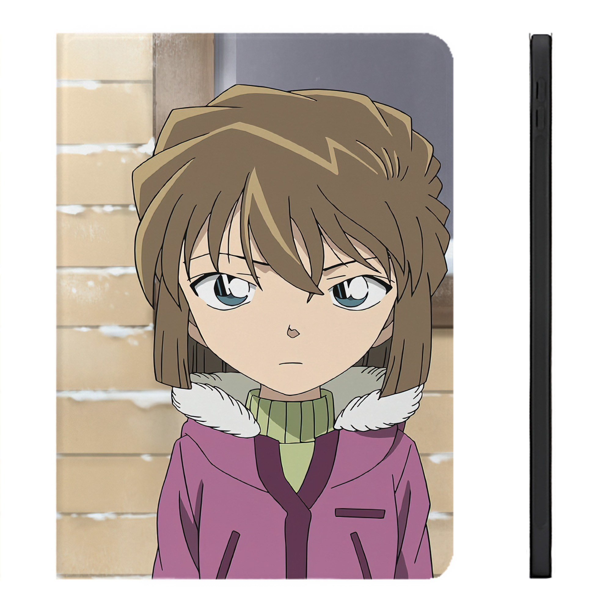 （画像用） 名探偵コナン Detective Conan IPadケース ペンホルダー付き ブックスタイルデザイン